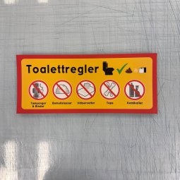 Fynd - Toalettregler